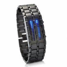 blue light led watch